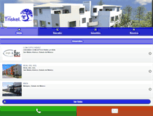 Tablet Screenshot of inmobiliariatriskel.com